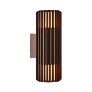 Nordlux Nordlux - Venkovní nástěnné svítidlo ALUDRA 2xE27/15W/230V IP54 hnědá obraz