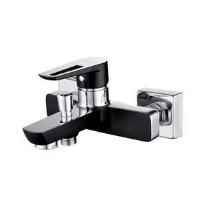 Cersanit Cersanit S951-009 - Vanová baterie MILLE černá/lesklý chrom obraz