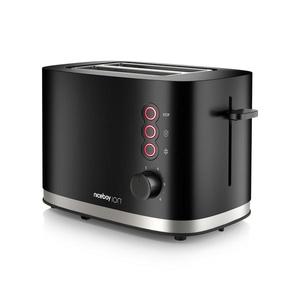 Niceboy Niceboy ION Cruncher C3 - Topinkovač s dvěma otvory a rozpékačem 870W/230V černá obraz