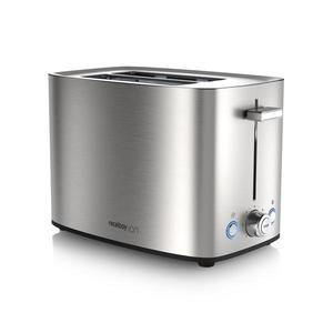 Niceboy Niceboy ION Cruncher C4 - Topinkovač s dvěma otvory a rozpékačem 850W/230V nerez obraz