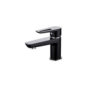 Cersanit Cersanit S951-048 - Umyvadlová baterie MILLE 13, 4 cm černá + výpusť obraz