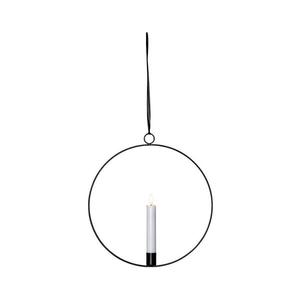 Eglo Eglo 411485 - LED Vánoční dekorace FLAMME RING 1xLED/0, 06W/1xAA černá obraz
