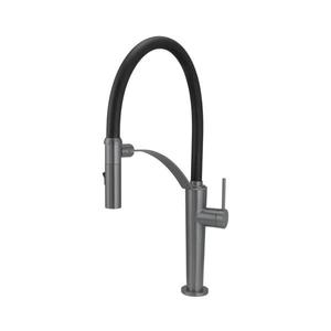 Deante Deante BRC_D72M - Dřezová baterie s flexibilním ramínkem CORDA titan obraz
