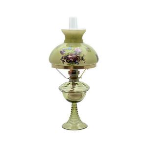 Floriánova huť Petrolejová lampa JASMÍNA 50 cm lesní zelená obraz