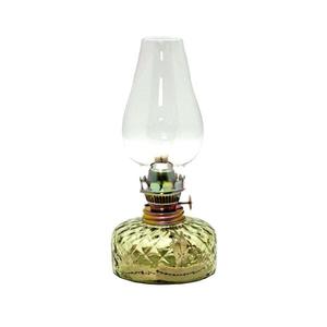 Floriánova huť Petrolejová lampa JOSEFÍNA 22 cm lesní zelená obraz