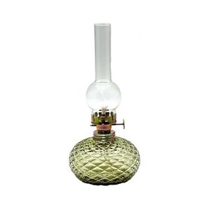 Floriánova huť Petrolejová lampa Eliška 20 cm lesní zelená obraz