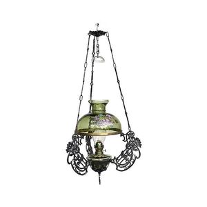 Floriánova huť Závěsná petrolejová lampa 85 cm obraz