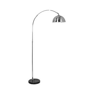 Stojací lampa 1xE27/60W/230V lesklý chrom obraz
