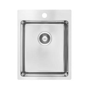 Deante Deante ZPO_010E - Kuchyňský dřez OLFATO 50, 5x39 cm kartáčovaná ocel obraz
