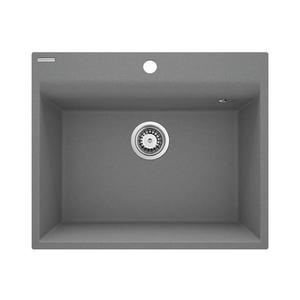 Deante Deante ZRC_S10A - Kuchyňský dřez CORIO 50x60 cm granit/metalicky šedá obraz