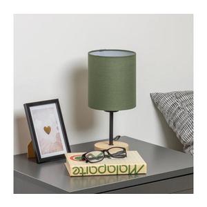 Brilagi Brilagi - Stolní lampa NUBILA WOOD 1xE27/25W/230V dub/zelená obraz