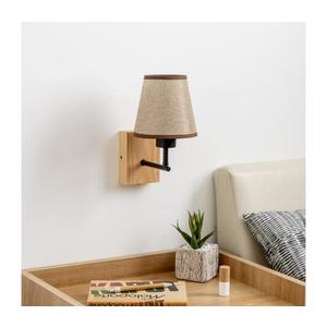 Brilagi Brilagi - Nástěnná lampa NUBILA WOOD 1xE27/25W/230V dub/hnědá obraz