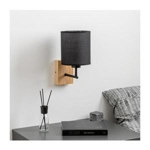 Brilagi Brilagi - Nástěnná lampa NUBILA WOOD 1xE27/25W/230V dub/černá obraz