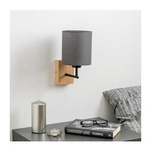 Brilagi Brilagi - Nástěnná lampa NUBILA WOOD 1xE27/25W/230V dub/antracit obraz