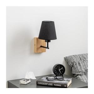 Brilagi Brilagi - Nástěnná lampa NUBILA WOOD 1xE27/25W/230V dub/černá obraz