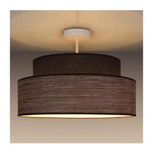 Přisazený lustr GRACE 1xE27/60W/230V hnědá/béžová obraz