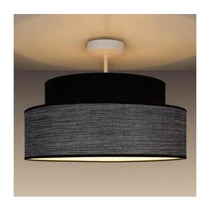 Přisazený lustr GRACE 1xE27/60W/230V černá/šedá obraz