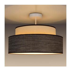 Přisazený lustr GRACE 1xE27/60W/230V krémová/hnědá obraz