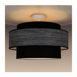 Přisazený lustr GRACE 1xE27/60W/230V černá/šedá obraz