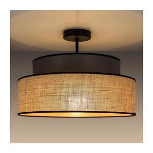 Přisazený lustr BOHO 1xE27/60W/230V hnědá/béžová obraz