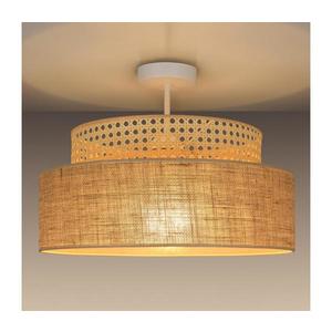 Přisazený lustr BOHO 1xE27/60W/230V ratan obraz