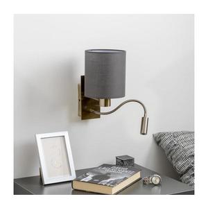 Brilagi Brilagi - LED Nástěnná lampa NUBILA 1xE27/25W/230V + LED/3W mosaz/antracit obraz