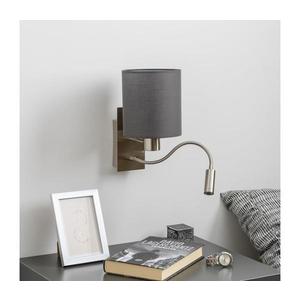 Brilagi Brilagi - LED Nástěnná lampa NUBILA 1xE27/25W/230V + LED/3W chrom/antracit obraz