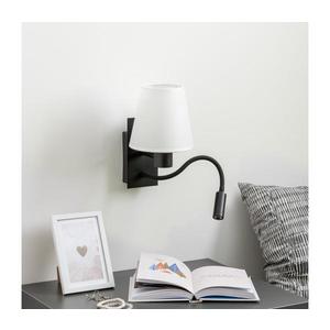 Brilagi Brilagi - LED Nástěnná lampa NUBILA 1xE27/25W/230V + LED/3W černá/bílá obraz