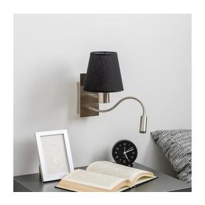 Brilagi Brilagi - LED Nástěnná lampa NUBILA 1xE27/25W/230V + LED/3W chrom/černá obraz