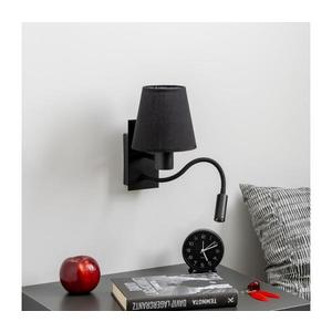 Brilagi Brilagi - LED Nástěnná lampa NUBILA 1xE27/25W/230V + LED/3W černá obraz