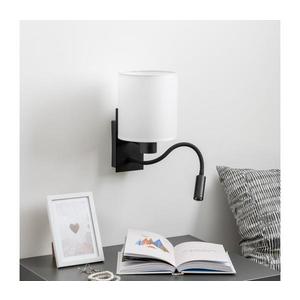 Brilagi Brilagi - LED Nástěnná lampa NUBILA 1xE27/25W/230V + LED/3W černá/bílá obraz