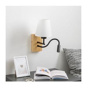 Brilagi Brilagi - LED Nástěnná lampa NUBILA WOOD 1xE27/25W/230V + LED/3W dub/bílá obraz