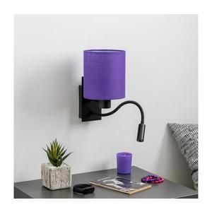 Brilagi Brilagi - LED Nástěnná lampa NUBILA 1xE27/25W/230V + LED/3W černá/fialová obraz