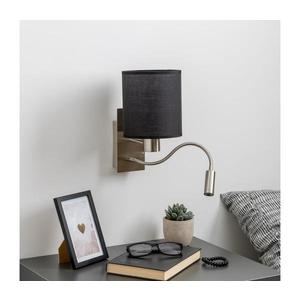 Brilagi Brilagi - LED Nástěnná lampa NUBILA 1xE27/25W/230V + LED/3W chrom/černá obraz
