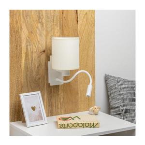 Brilagi Brilagi - LED Nástěnná lampa NUBILA 1xE27/25W/230V + LED/3W bílá/krémová obraz