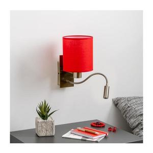 Brilagi Brilagi - LED Nástěnná lampa NUBILA 1xE27/25W/230V + LED/3W mosaz/červená obraz