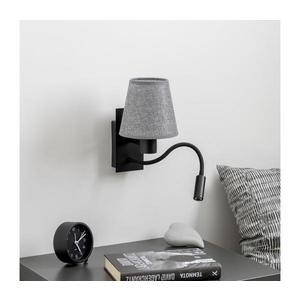 Brilagi Brilagi - LED Nástěnná lampa NUBILA 1xE27/25W/230V + LED/3W černá/šedá obraz