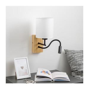 Brilagi Brilagi - LED Nástěnná lampa NUBILA WOOD 1xE27/25W/230V + LED/3W dub/bílá obraz