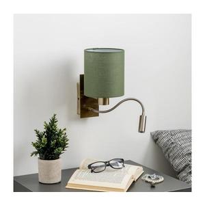 Brilagi Brilagi - LED Nástěnná lampa NUBILA 1xE27/25W/230V + LED/3W mosaz/zelená obraz