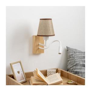 Brilagi Brilagi - LED Nástěnná lampa NUBILA WOOD 1xE27/25W/230V + LED/3W dub/hnědá obraz