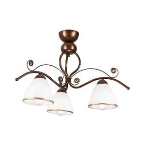 Přisazený lustr RETRO 3xE27/60W/230V bronz patina obraz