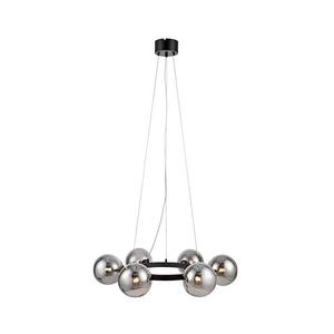Markslöjd Markslöjd 108051 - Lustr na lanku CIRCLE 6xG9/20W/230V černá obraz