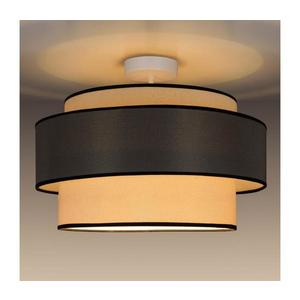 Přisazený lustr GRACE 1xE27/60W/230V krémová/šedá obraz
