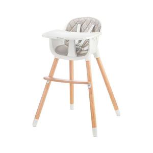 Kinderkraft KINDERKRAFT - Dětská jídelní židle SIENNA buk/šedá obraz