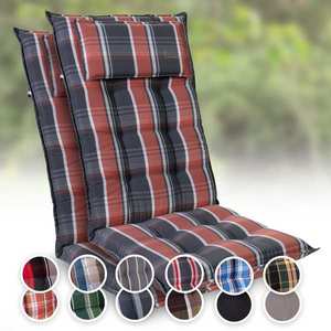 Blumfeldt Sylt, čalouněná podložka, podložka na židli, podložka na výše polohovací křeslo, polštář, polyester, 50 × 120 × 9 cm, 2x čalounění obraz
