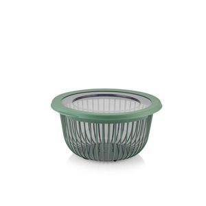 Plastová mísa s víkem QLUX Liny 2000ml obraz