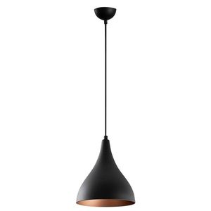 Lustr TRENOR 1xE27 22x122 cm, černá obraz