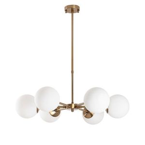 Lustr SELANOR 6xE14 73x35-72 cm, vintage obraz