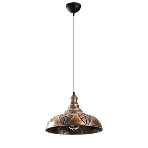 Lustr VELLEM 1xE27 32x21-117 cm, měděná obraz