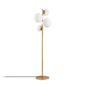 Stojací lampa TELLON 4xE14 33x162 cm, zlatá obraz